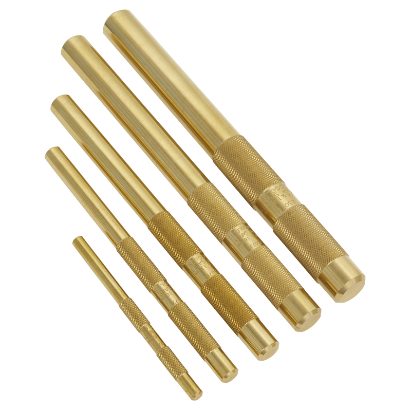 Sealey AKB05 Brass Punch Set 5pc