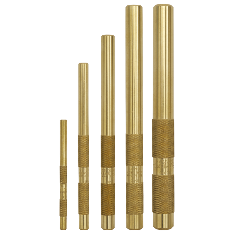 Sealey AKB05 Brass Punch Set 5pc
