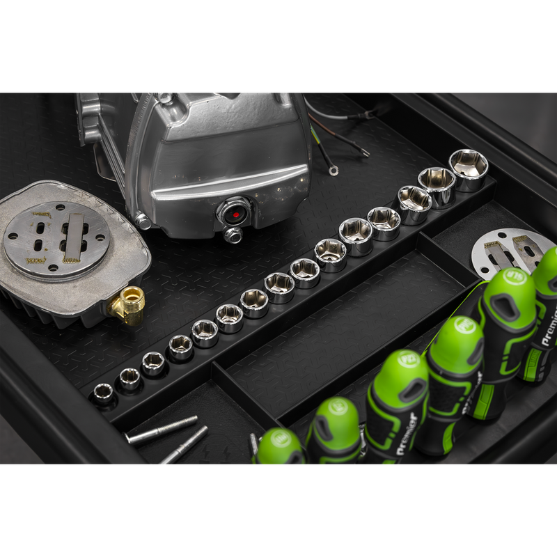 Sealey AP201 Adjustable-Height Mobile Workstation with Removable Top Tray