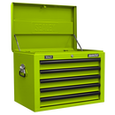 Sealey SPTHVCOMBO1 Tool Chest Combination 14 Drawer with Ball-Bearing Slides - Green & 1179pc Tool Kit