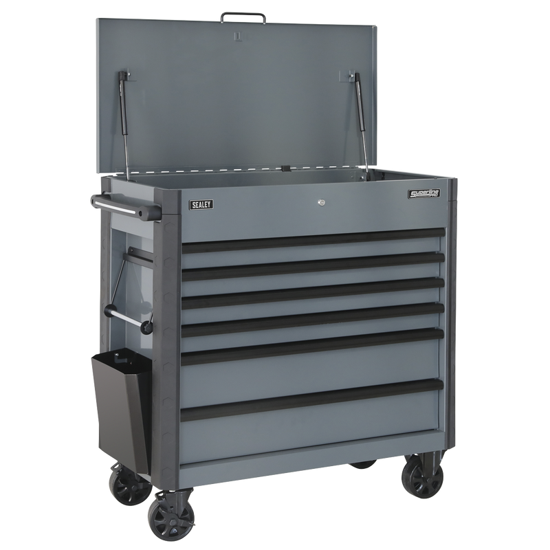 Sealey AP366G Tool Trolley 6 Drawer with Ball Bearing Slides - Grey