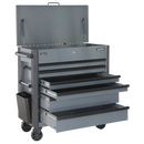 Sealey AP366G Tool Trolley 6 Drawer with Ball Bearing Slides - Grey
