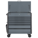 Sealey AP366G Tool Trolley 6 Drawer with Ball Bearing Slides - Grey