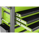 Sealey AP366HV Tool Trolley 6 Drawer with Ball Bearing Slides - Green