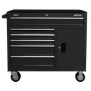 Sealey AP4106B Rollcab 6 Drawer with Ball Bearing Slides - Black