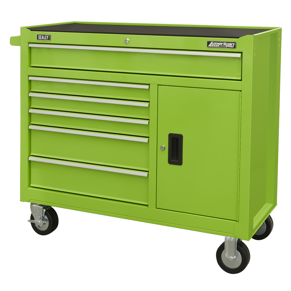 Sealey AP4106HV Rollcab 6 Drawer with Ball Bearing Slides - Green