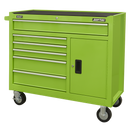 Sealey AP4106HV Rollcab 6 Drawer with Ball Bearing Slides - Green