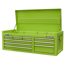 Sealey AP4109HV Topchest 9 Drawer with Ball Bearing Slides - Green