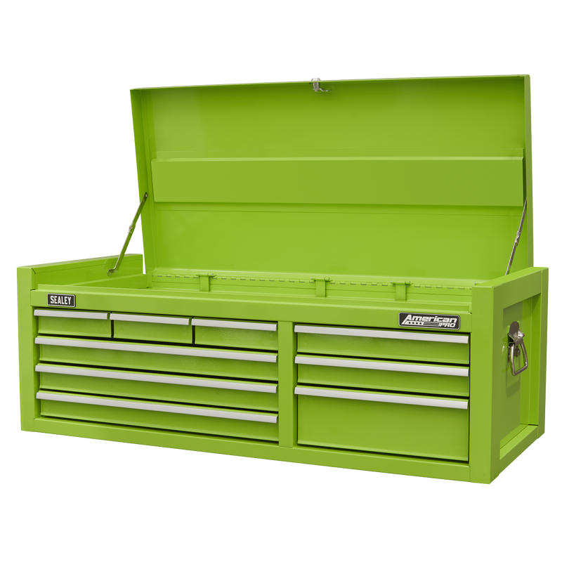Sealey AP4109HV Topchest 9 Drawer with Ball Bearing Slides - Green