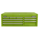 Sealey AP4109HV Topchest 9 Drawer with Ball Bearing Slides - Green