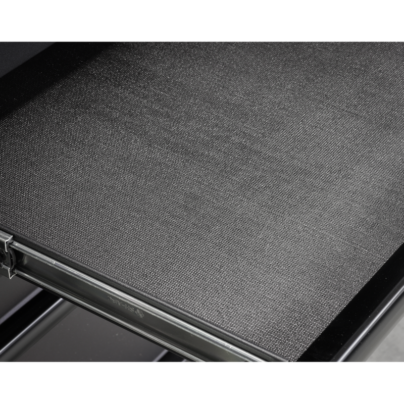 Sealey AP6215BE Superline PRO¬Æ Black Edition Mobile Trolley with Wooden Worktop 15 Drawer 1549mm