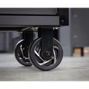 Sealey AP6215BE Superline PRO¬Æ Black Edition Mobile Trolley with Wooden Worktop 15 Drawer 1549mm