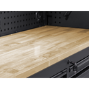 Sealey AP6215BE Superline PRO¬Æ Black Edition Mobile Trolley with Wooden Worktop 15 Drawer 1549mm