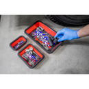 Sealey APCMTS Parts Tray Collapsible Magnetic - Set of 3
