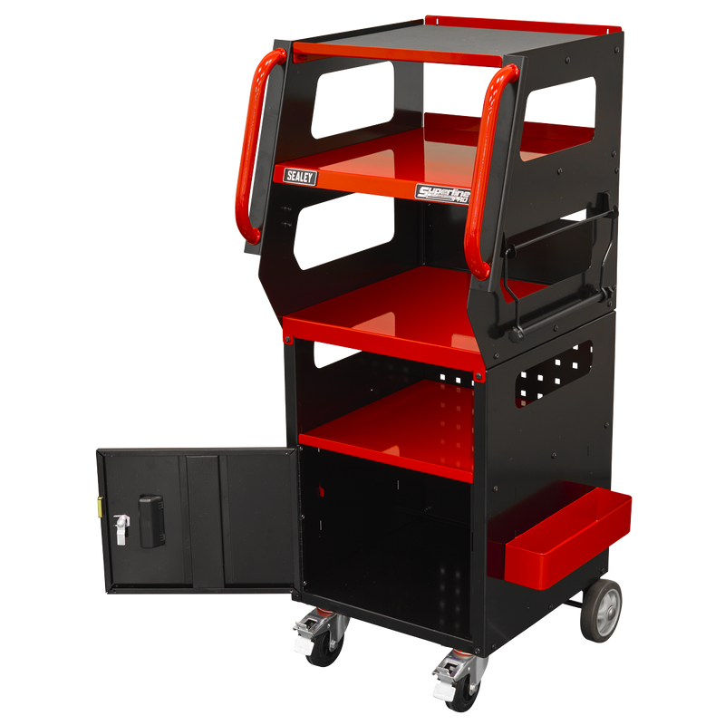 Sealey APDT435R Diagnostics Trolley 4-Level