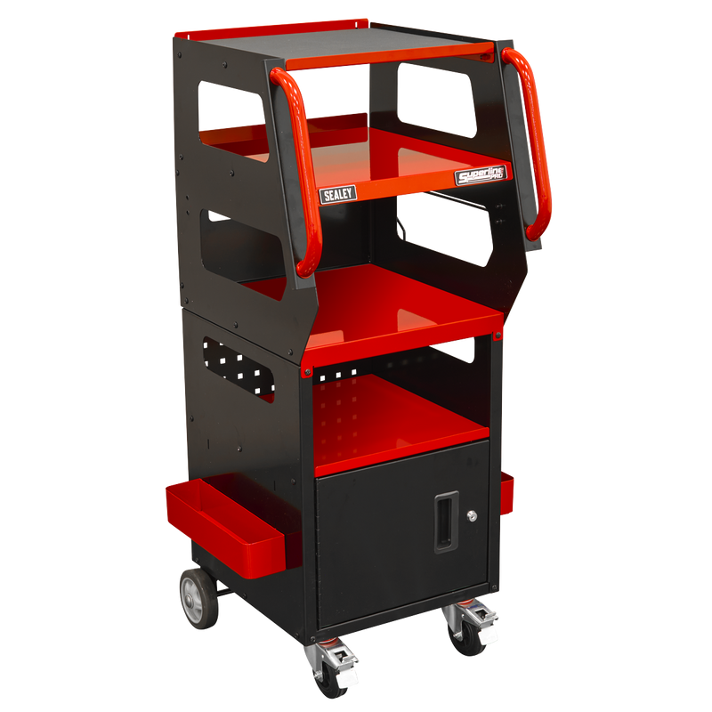 Sealey APDT435R Diagnostics Trolley 4-Level