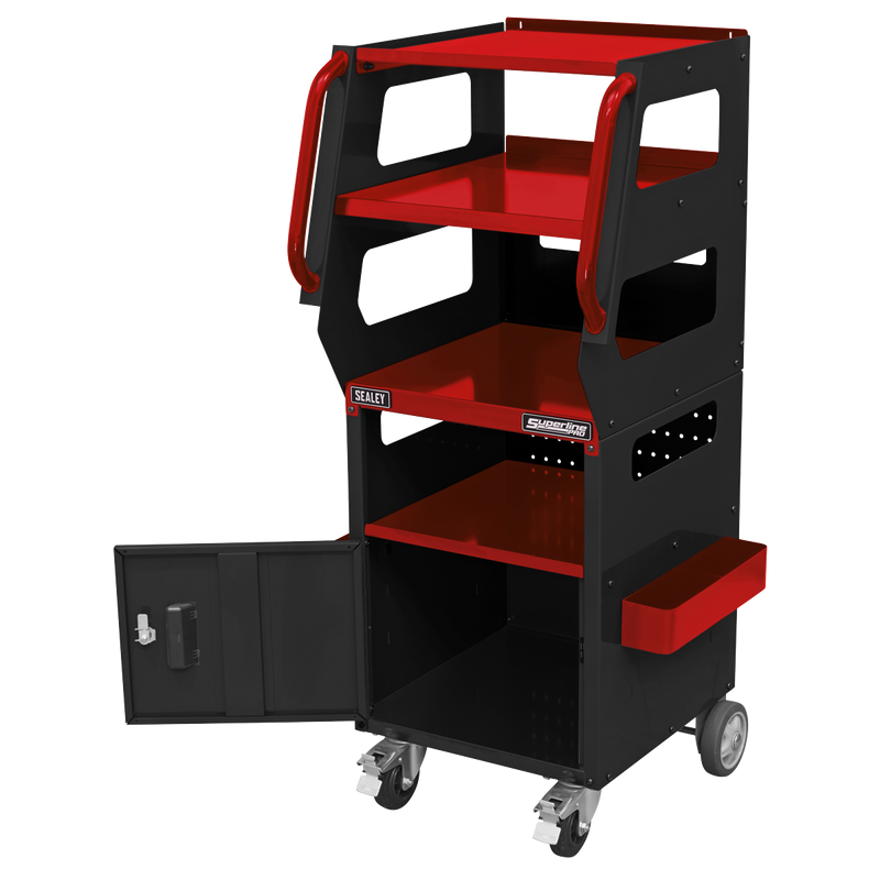 Sealey APDT435R Diagnostics Trolley 4-Level
