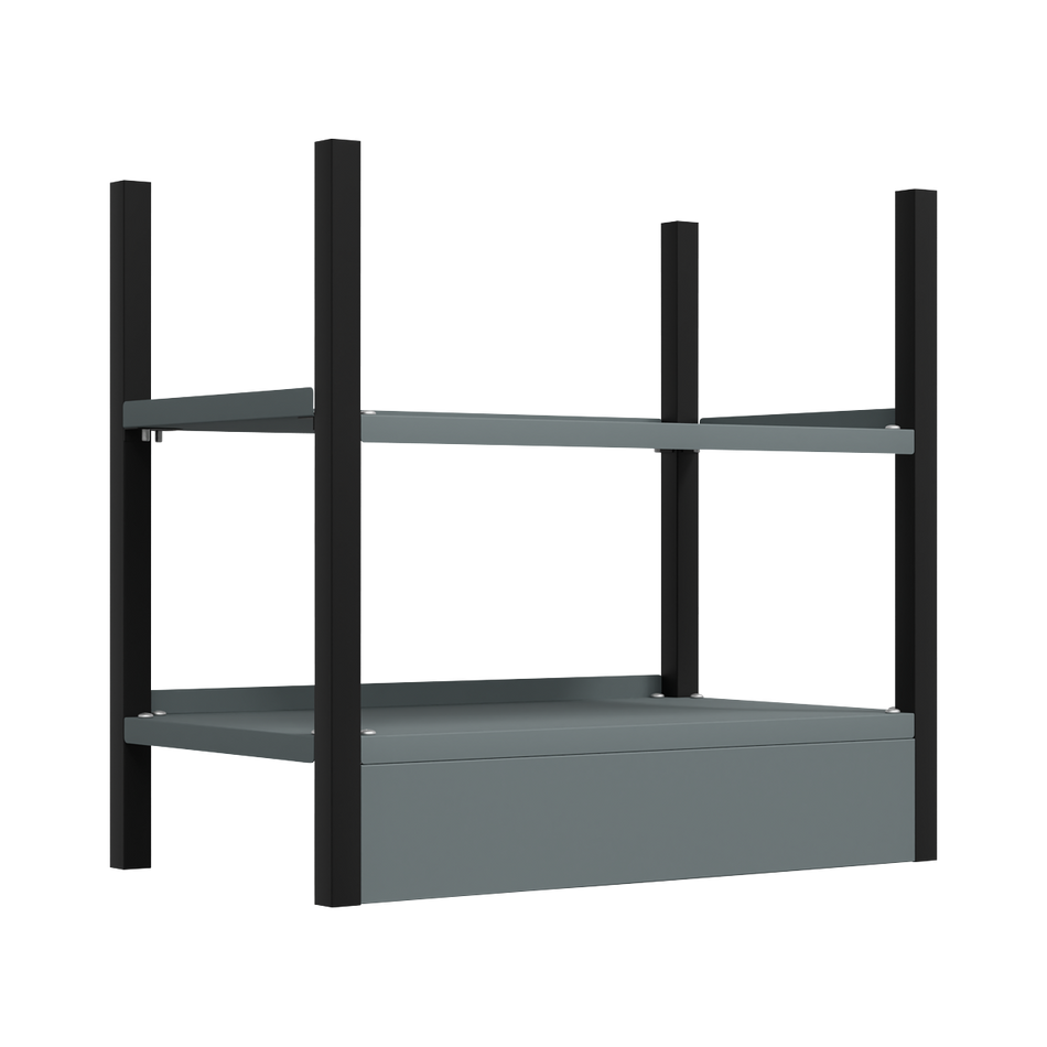 Sealey APMRB1 Modular Storage Base unit 2 Shelves 580mm