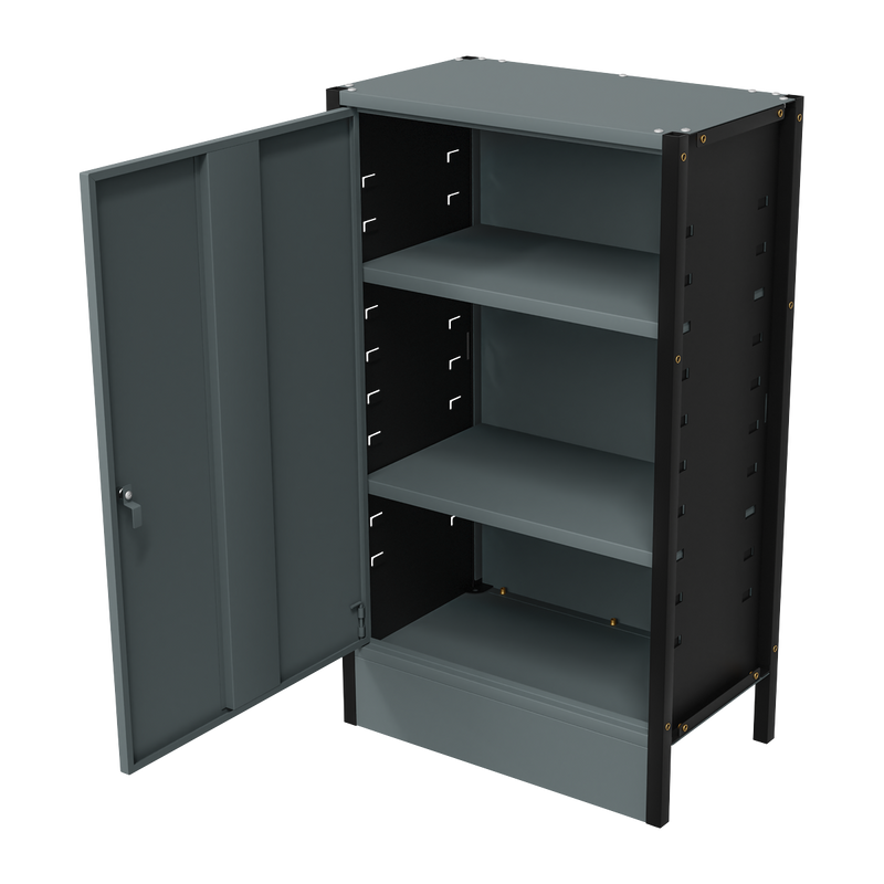 Sealey APMRB3 Modular Storage Base Cupboard Unit 3 Shelves 580mm