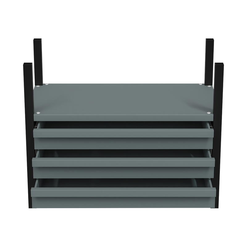 Sealey APMRM2 Modular Storage Mid Unit 3 Drawer & 1 Shelf 580mm
