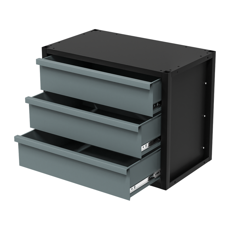 Sealey APMRM3 Modular Storage Mid Unit 3 Drawer 580mm