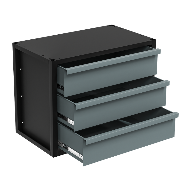Sealey APMRM3 Modular Storage Mid Unit 3 Drawer 580mm