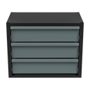 Sealey APMRM3 Modular Storage Mid Unit 3 Drawer 580mm