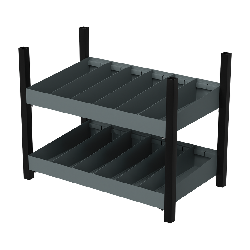 Sealey APMRM4 Modular Storage Mid Unit 2 Compartment Shelve 580mm