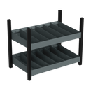 Sealey APMRM4 Modular Storage Mid Unit 2 Compartment Shelve 580mm