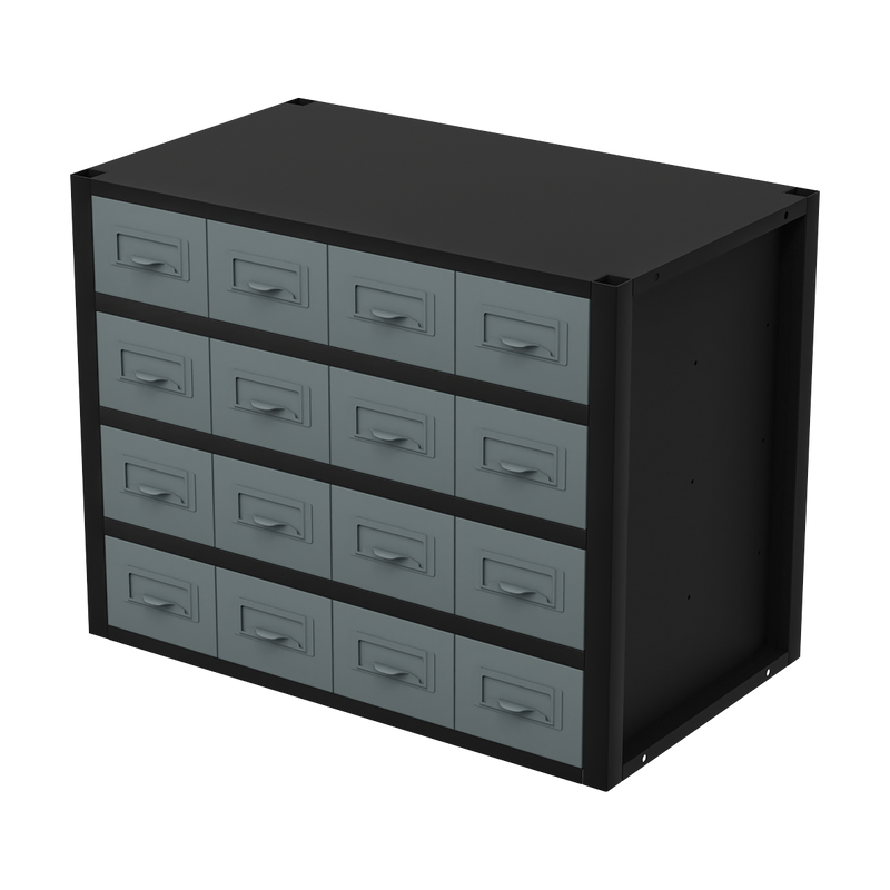 Sealey APMRM5 Modular Storage Mid Unit 16 Small Drawers 580mm