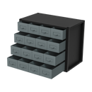 Sealey APMRM5 Modular Storage Mid Unit 16 Small Drawers 580mm