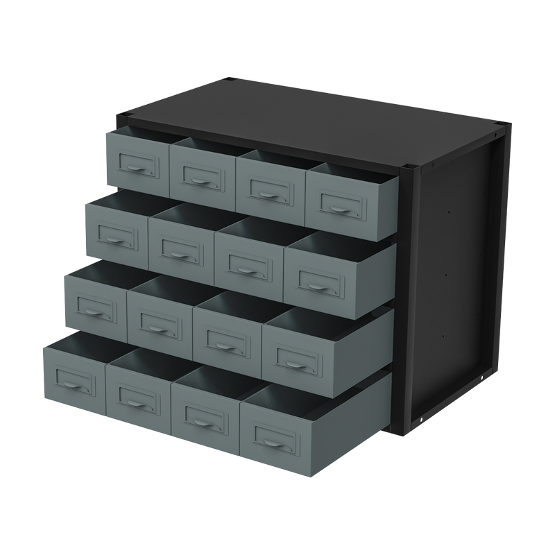 Sealey APMRM5 Modular Storage Mid Unit 16 Small Drawers 580mm