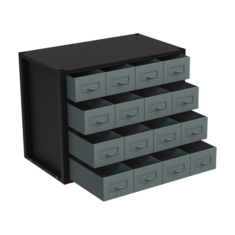 Sealey APMRM5 Modular Storage Mid Unit 16 Small Drawers 580mm