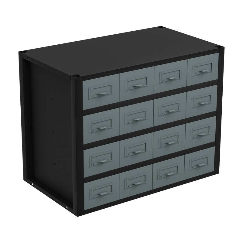 Sealey APMRM5 Modular Storage Mid Unit 16 Small Drawers 580mm