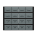 Sealey APMRM5 Modular Storage Mid Unit 16 Small Drawers 580mm