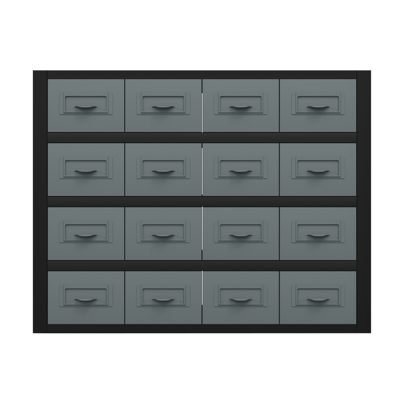 Sealey APMRM5 Modular Storage Mid Unit 16 Small Drawers 580mm