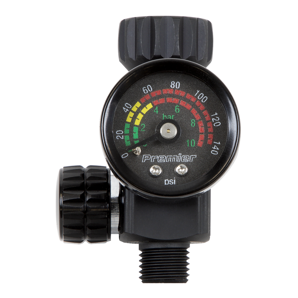 Sealey AR02 On-Gun Air Pressure Regulator/Gauge with Glass Lens