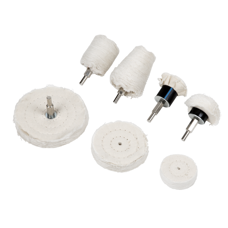 Sealey BGPW08 Polishing Wheel Set 8pc