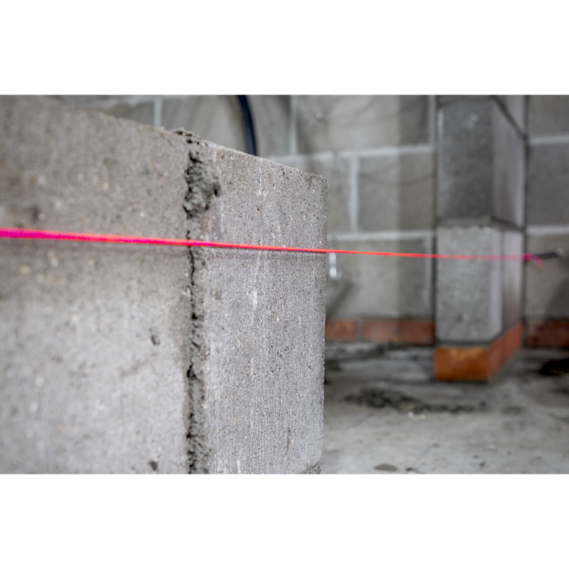 Sealey BLP1 Braided Pink Nylon Brick Line - 76m