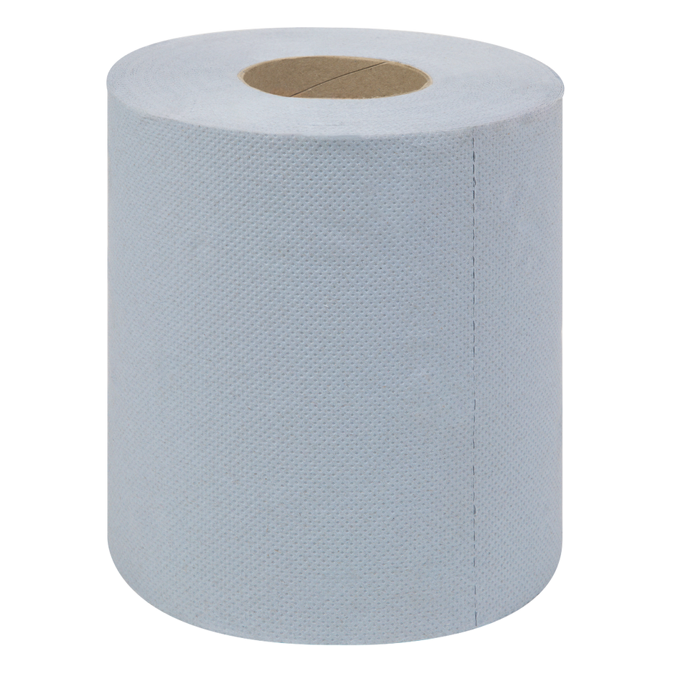 Sealey BLU60 Blue Embossed 2-Ply Paper Roll 60m - Pack of 6
