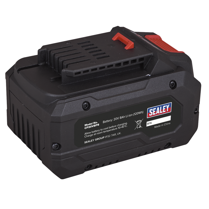 Sealey CP20VBP8 SV20 Series Power Tool Battery 20V 8Ah