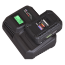 Sealey CP20VIMC Intelligent Battery Charger 20V SV20 Series Lithium-ion