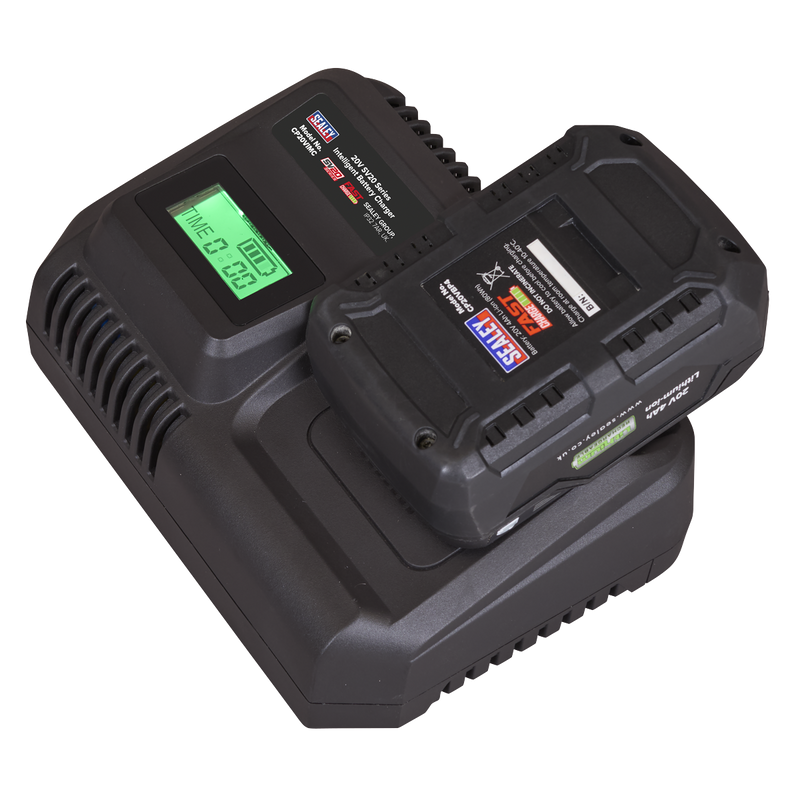 Sealey CP20VIMC Intelligent Battery Charger 20V SV20 Series Lithium-ion