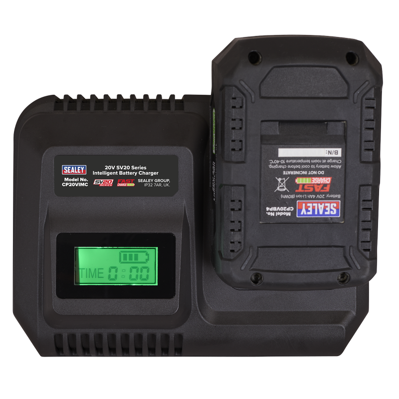 Sealey CP20VIMC Intelligent Battery Charger 20V SV20 Series Lithium-ion