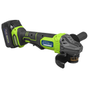 Sealey CP401LIHV 18V 3Ah 115mm Cordless Angle Grinder - Green