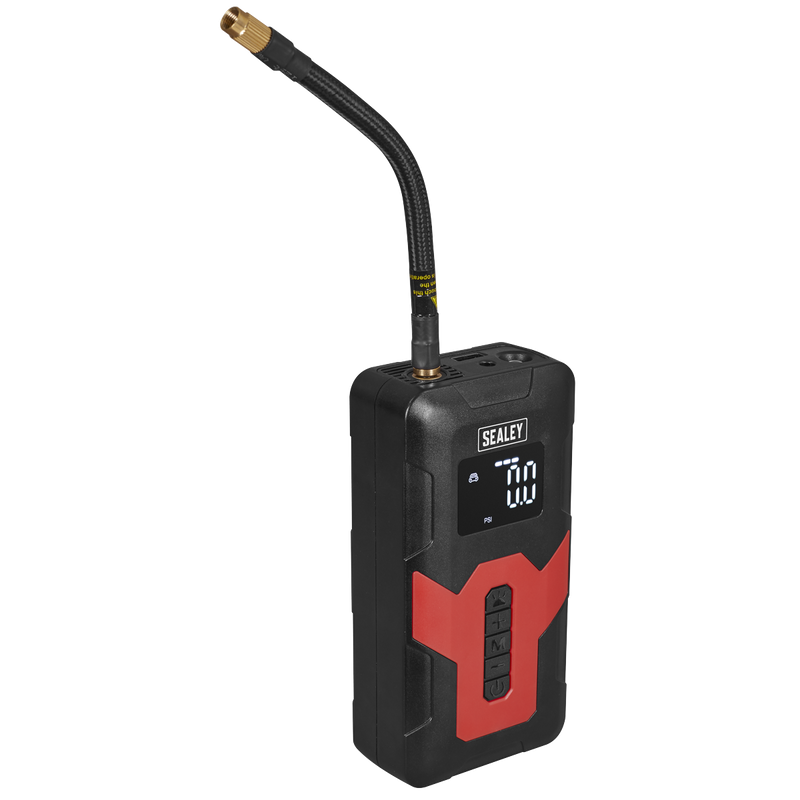 Sealey CTI140 Rechargeable Tyre Inflator & Power Bank with Worklight 12V