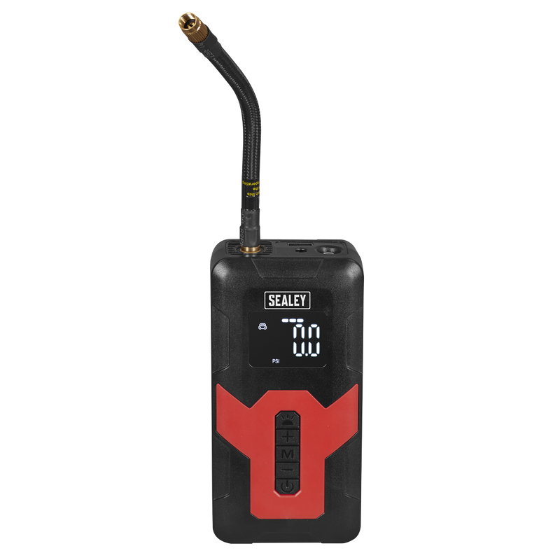 Sealey CTI140 Rechargeable Tyre Inflator & Power Bank with Worklight 12V