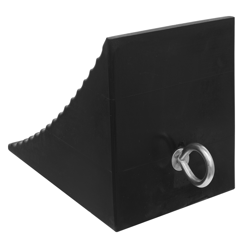 Sealey CWC01 Heavy-Duty Rubber Wheel Chock - Single