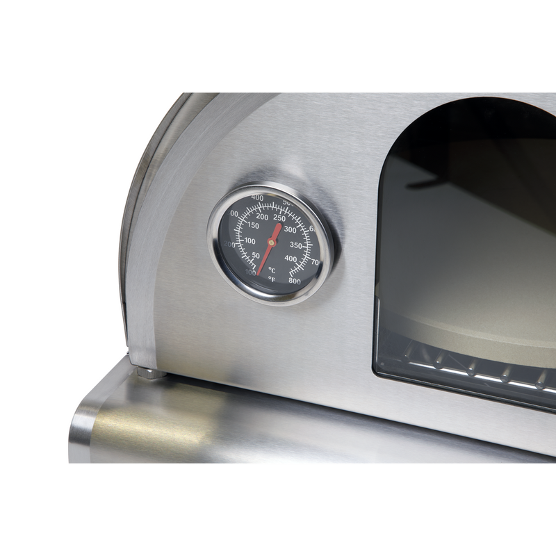Dellonda DG104 Dellonda Outdoor Tabletop Gas Powered Pizza Oven with Temperature Display - DG104
