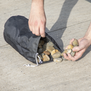 Dellonda DG127 Premium 2x2m Pop-Up Gazebo, Heavy Duty, PVC Coated, Water Resistant Fabric, Supplied with Carry Bag, Rope, Stakes & Weight Bags - Blue Canopy